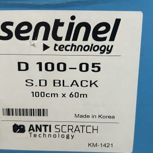 ФОЛИЈА ЗА СТАКЛО D 100-05 S.D.BLACK 100CM X 60M