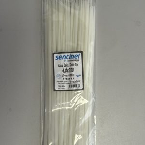 СТЕГИ ПЛАСТИЧНИ БЕЛИ SENTINEL 4.8X380